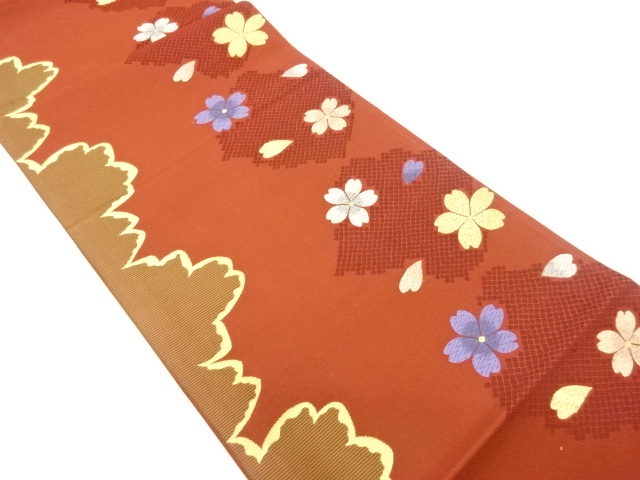 JAPANESE FUKURO OBI / WOVEN SAKURA